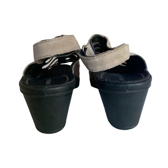 ROMOKA Mokassetta 287 Woman’s Platform Dress Sandal Taupe Size 39 EURO 8-8.5 US - Picture 5 of 13